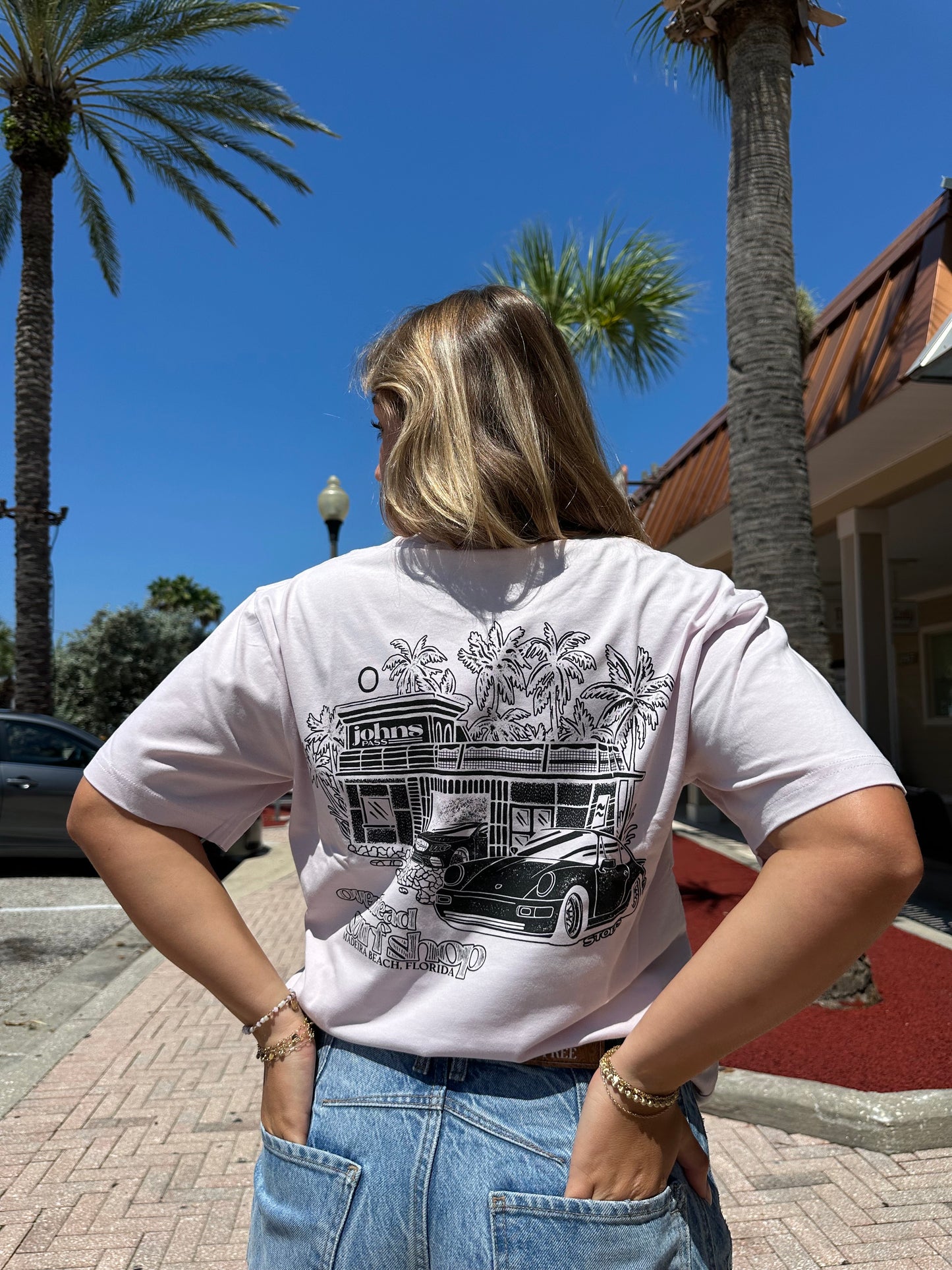 Bryan's Garage Tee | Orchid