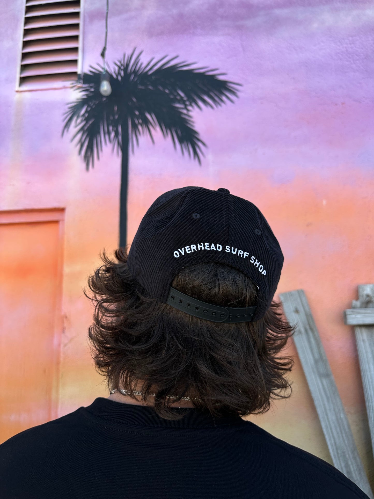 Mad Beach Corduroy Hat | Black & White