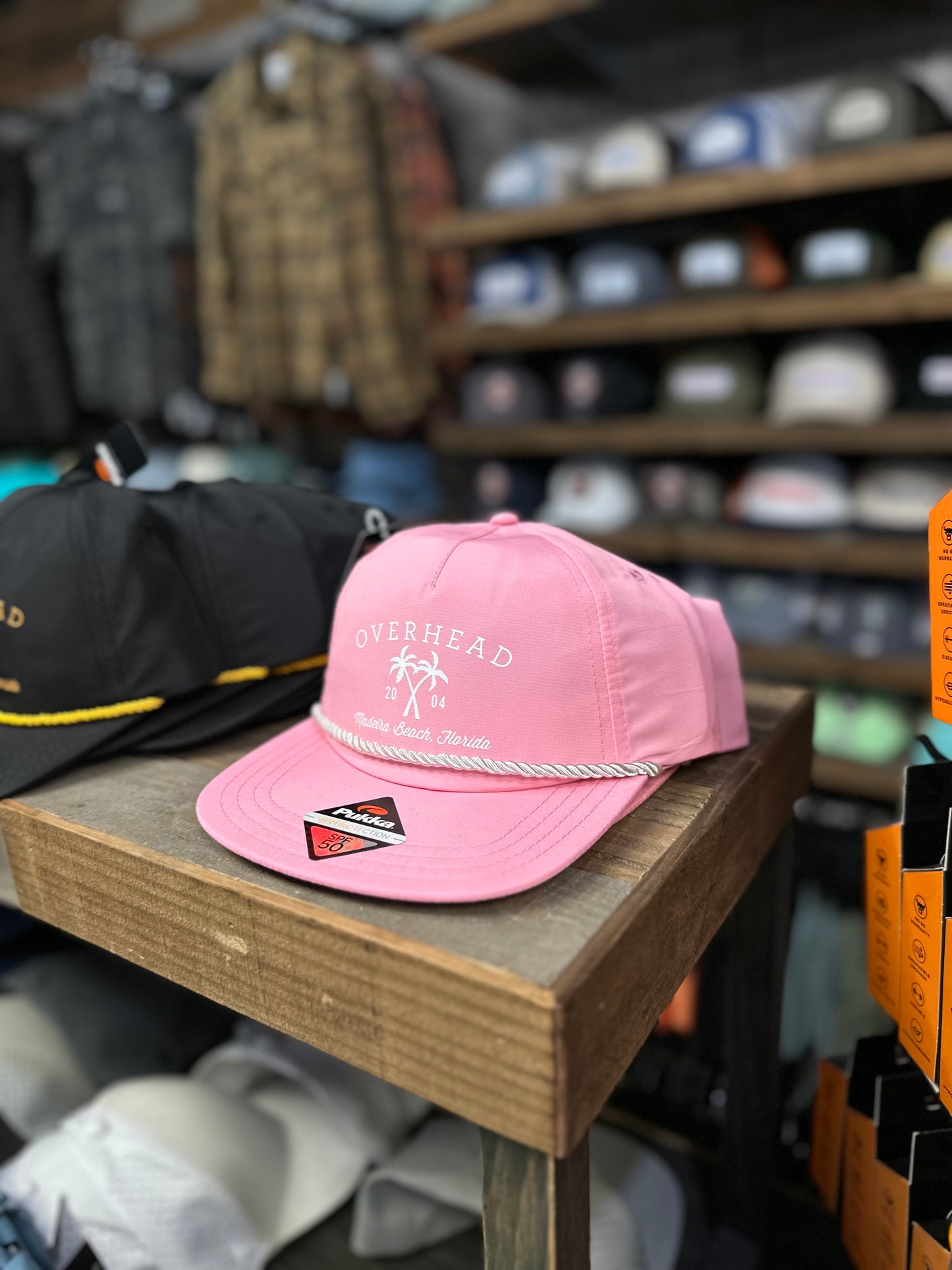 Cross Palm Hat in Pink