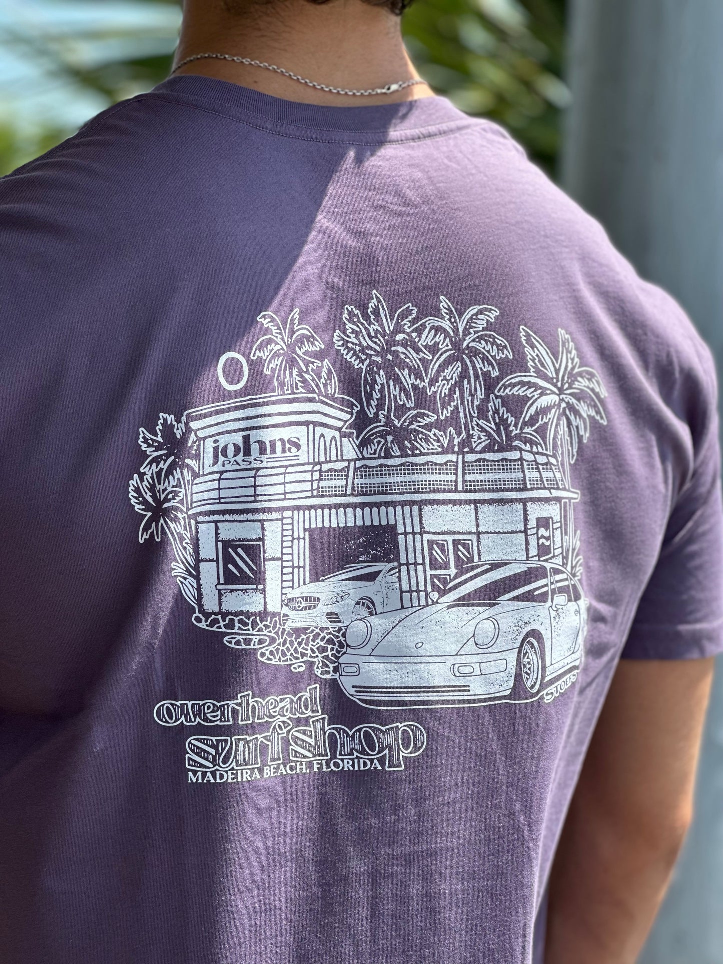 Bryan's Garage Tee | Mauve