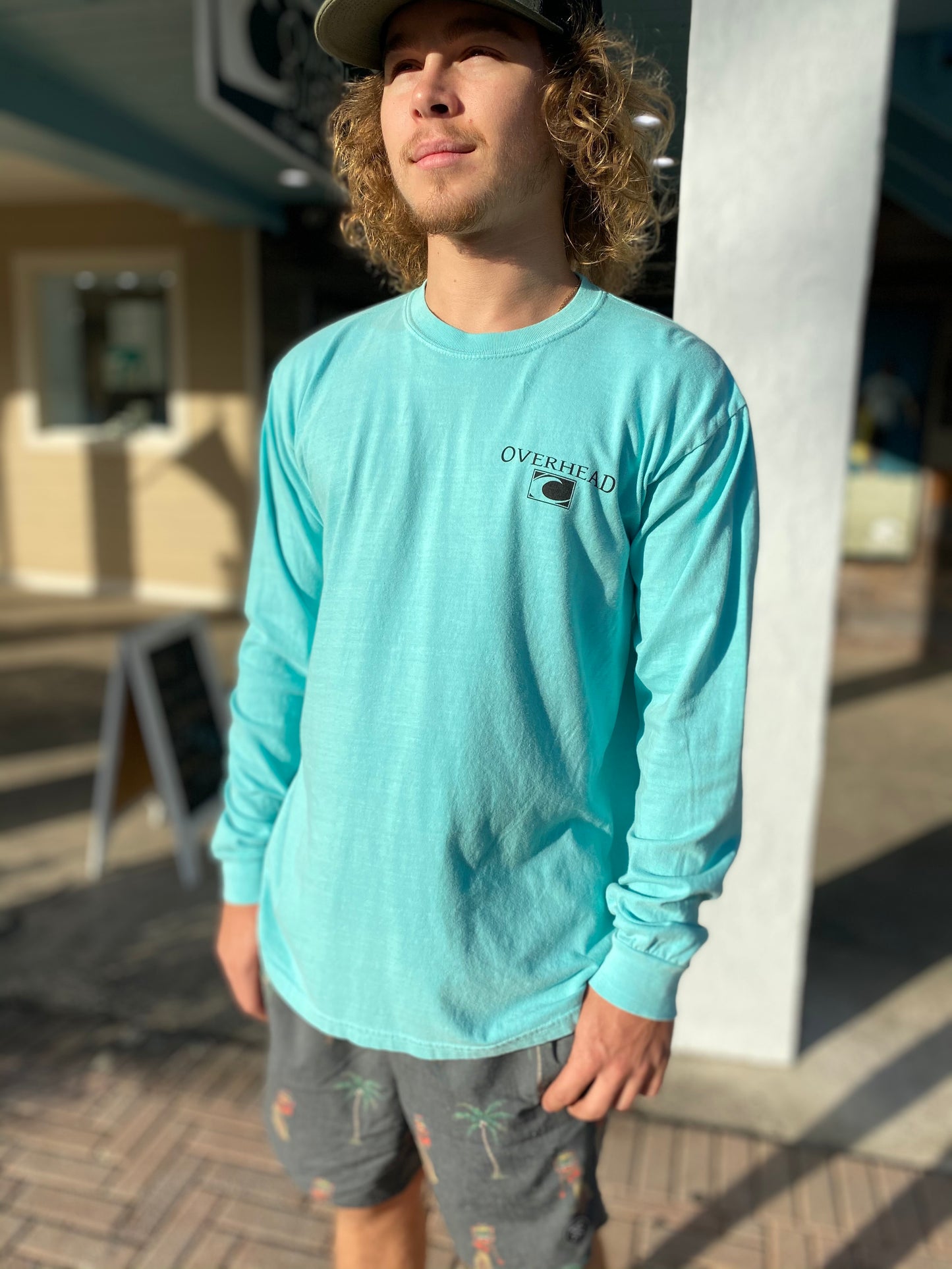 Tarpon Logo Long Sleeve in Chalky Mint