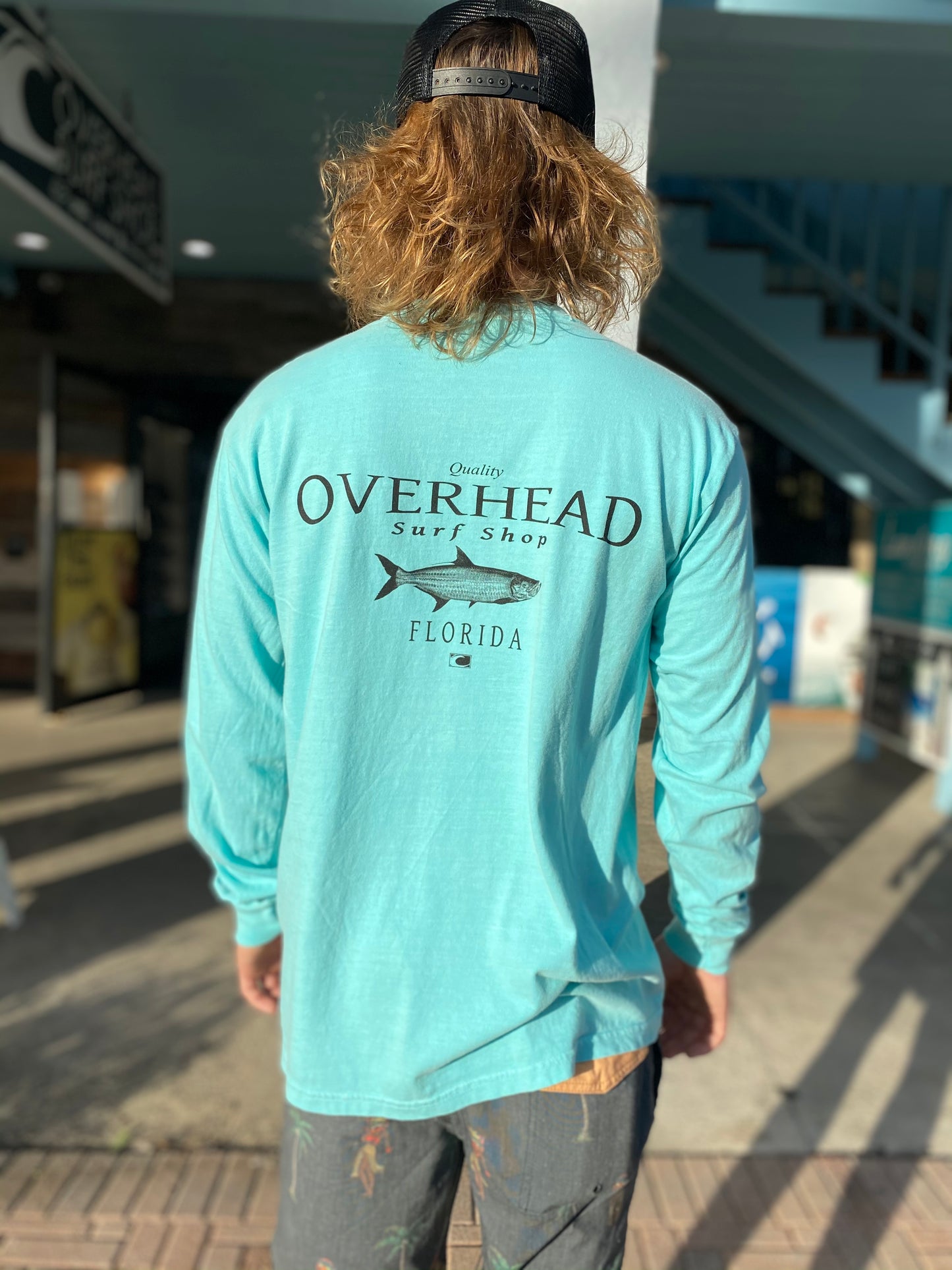 Tarpon Logo Long Sleeve in Chalky Mint