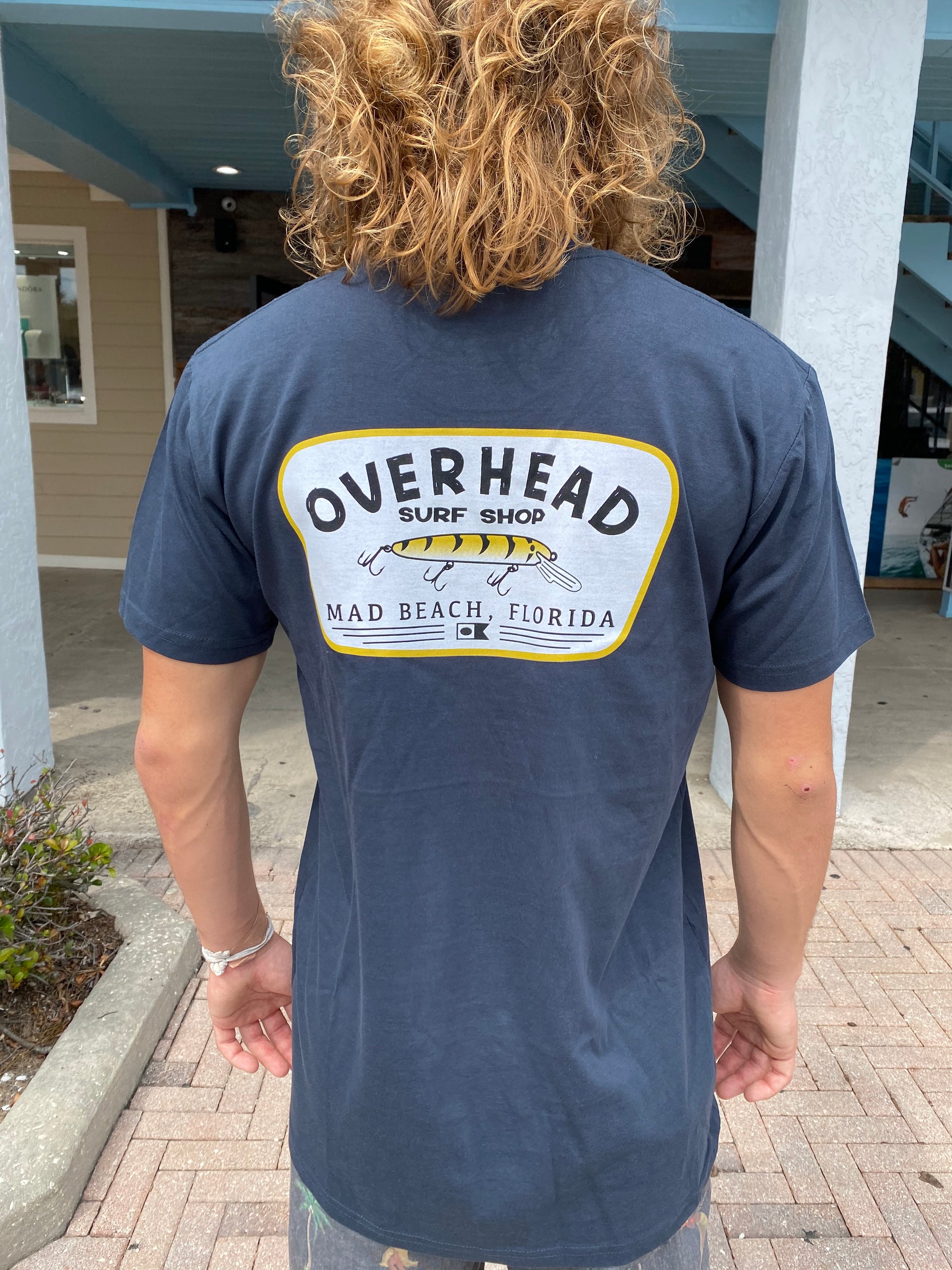 Lure Tee in Indigo