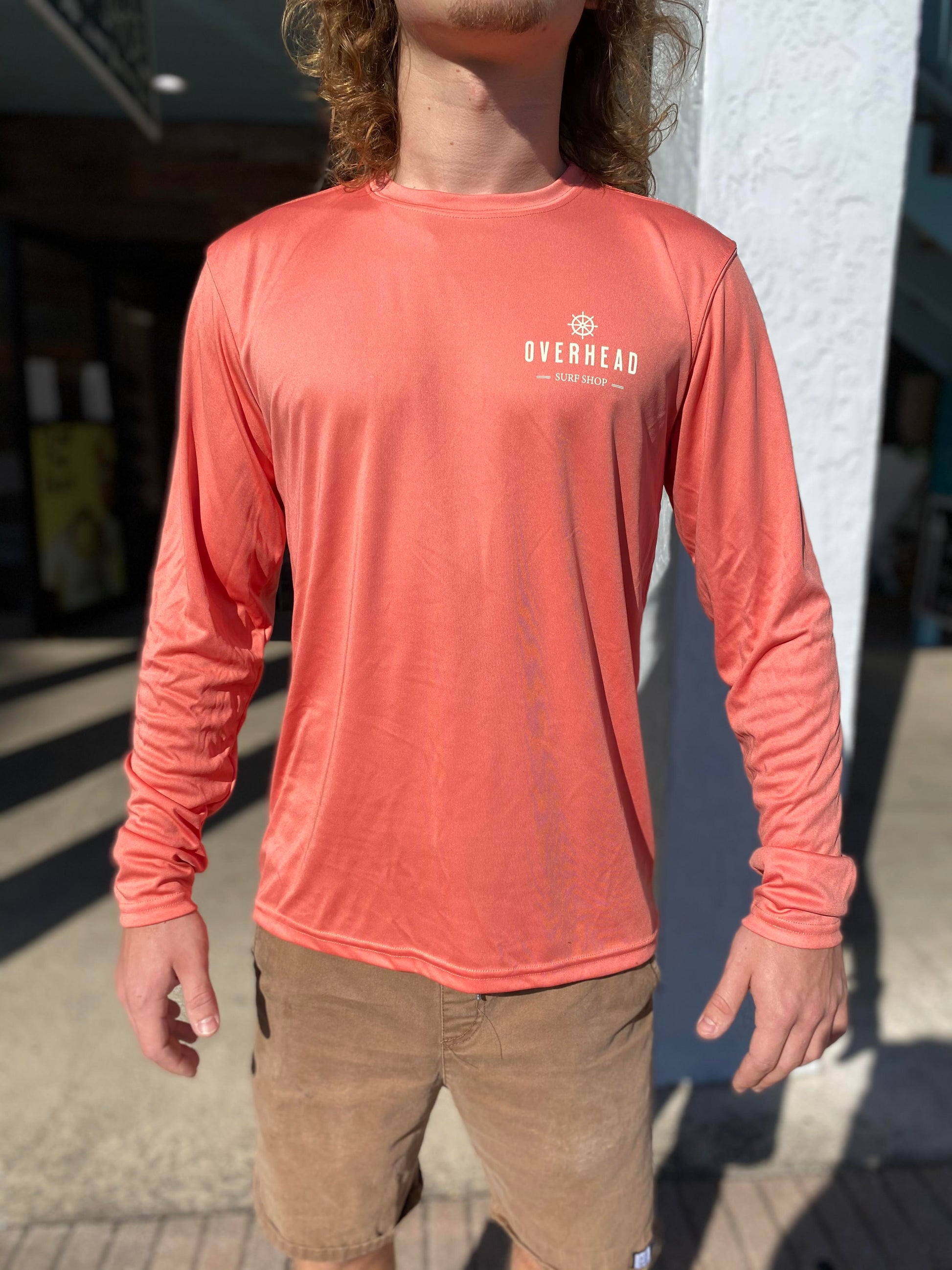 Helm UV Performance Shirt in Salmon