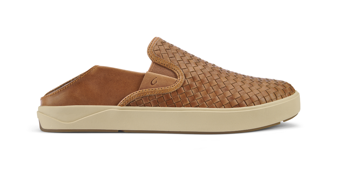 Olukai Lae'aho Lauhala Leather Slip-On Fox