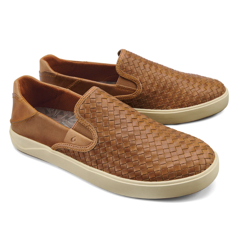 Olukai Lae'aho Lauhala Leather Slip-On Fox