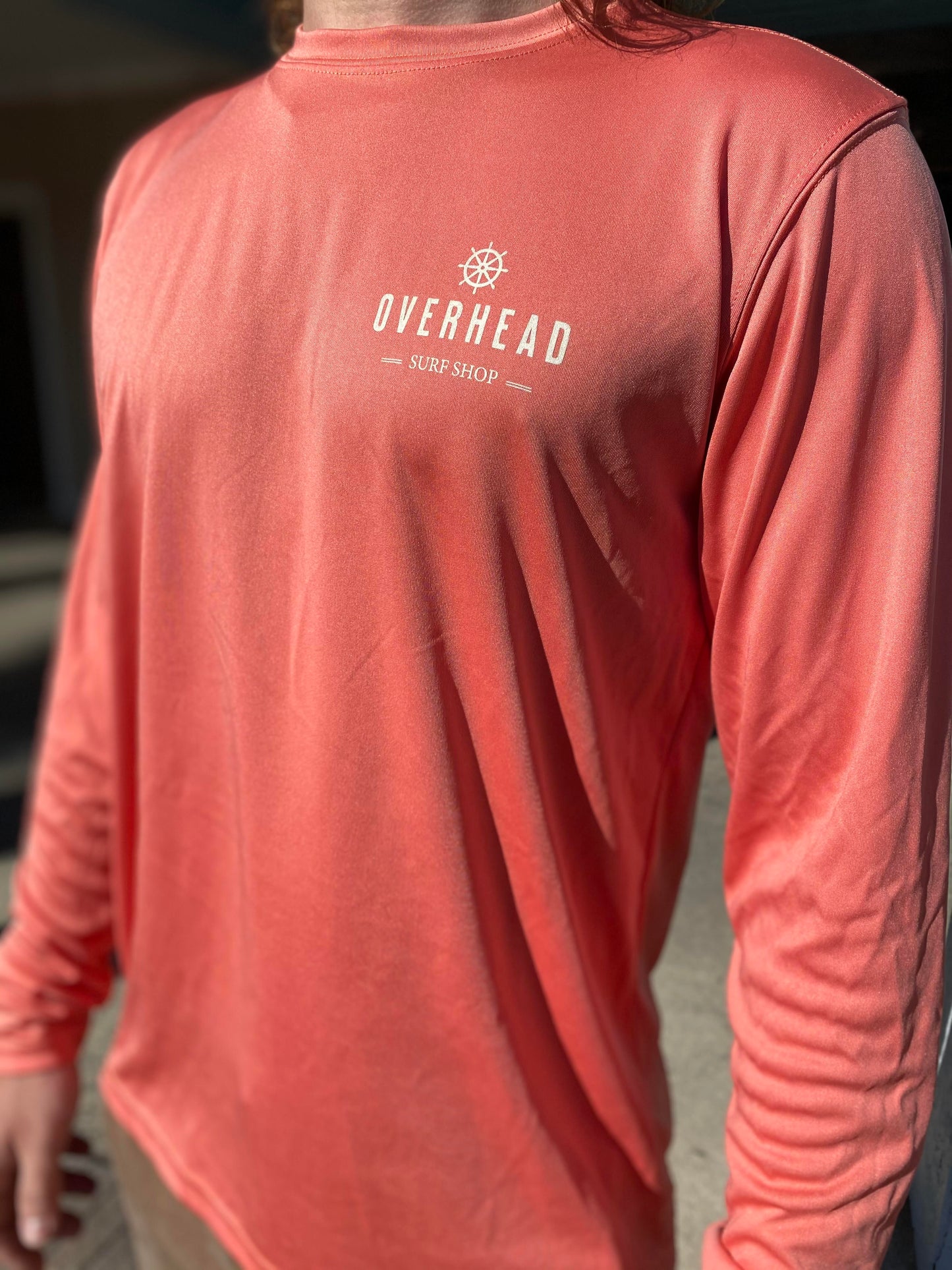 Helm UV Performance Shirt in Salmon