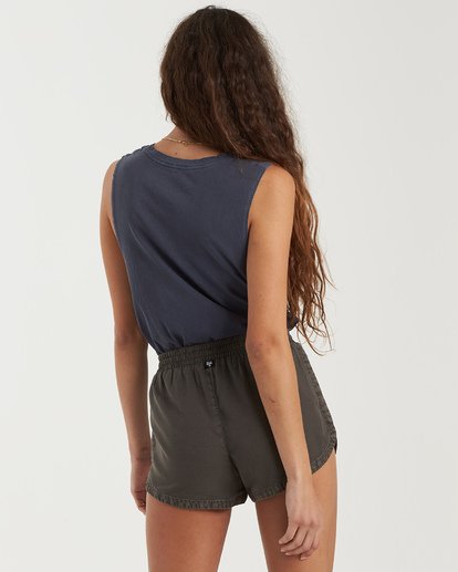 Road Trippin Shorts in Off Black