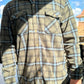 Wildwood Fleece Button Up - Olive/Slate Blue
