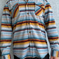 Durango Fleece Button Up - Blue/Multi