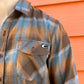 Grit Plaid Buttonup - Burnt Orange/Blue