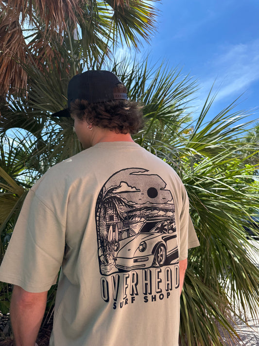 Mad Beach 911 Tee | Pistachio