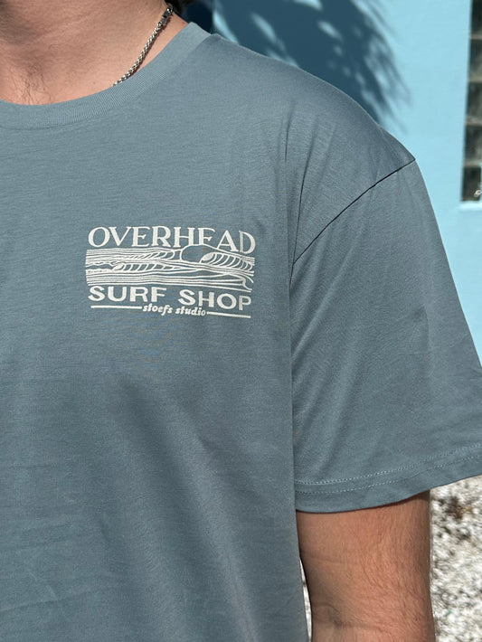 Overhead Native Tee | Mineral Blue