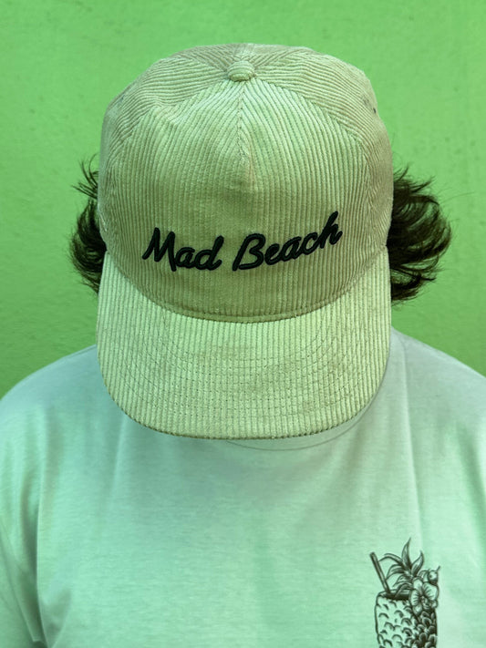 Mad Beach Corduroy Hat | Tan & Black