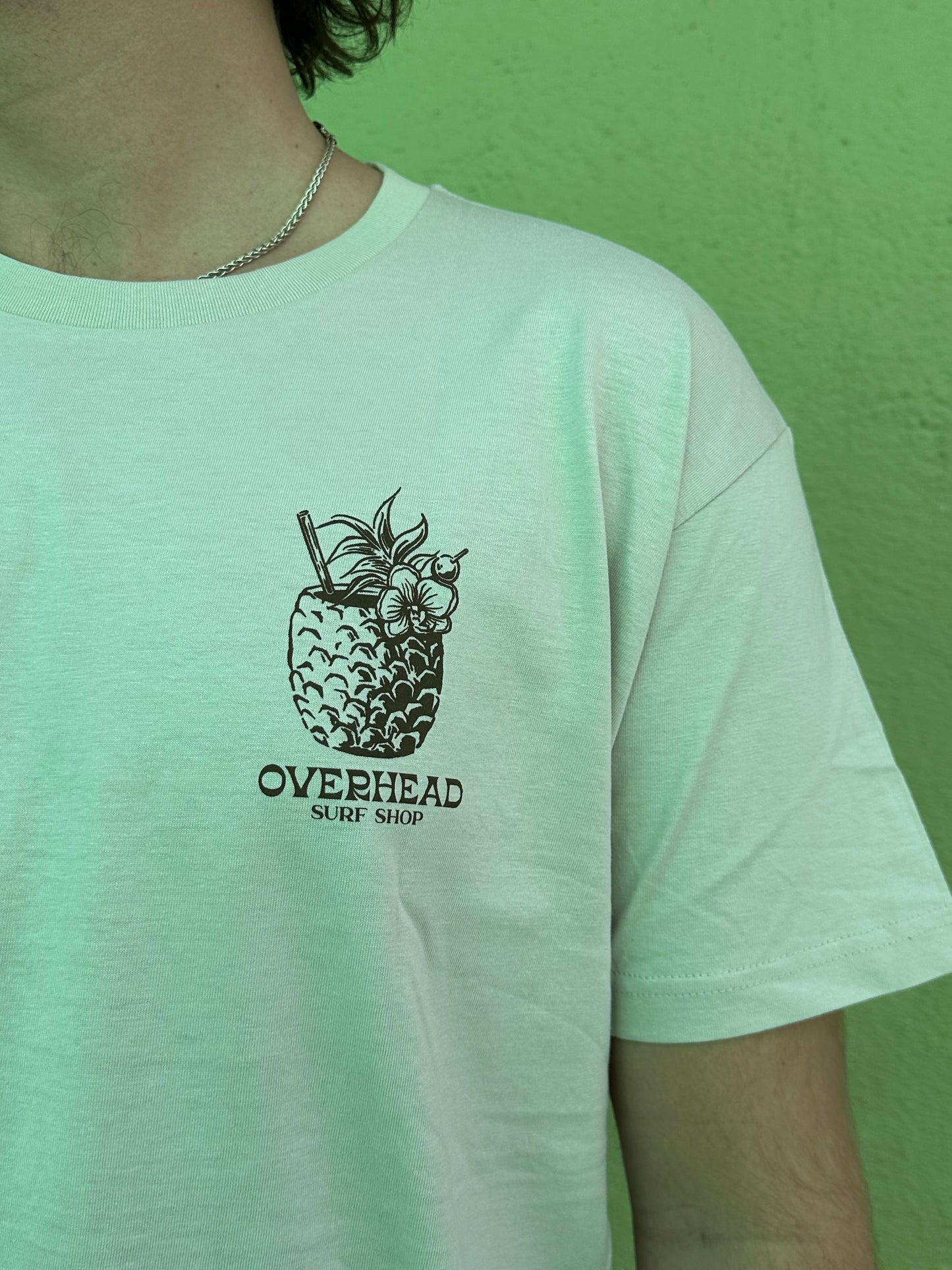 Surfing Skeleton Tee | Bone