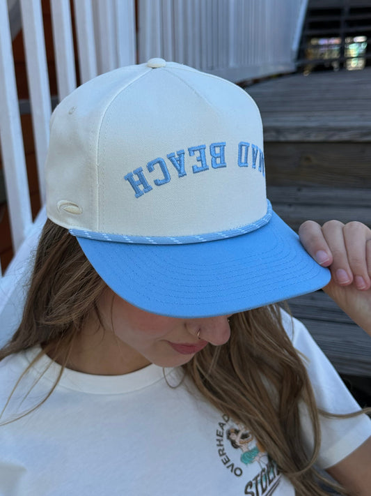 FLIPSIDE Structured Hat | Carolina Blue & Tan