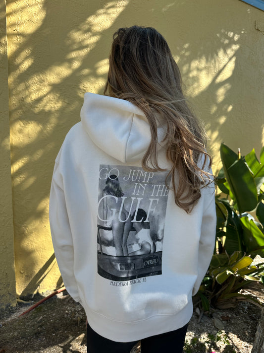 Jump in the Gulf Relaxed Hoodie | Ecru