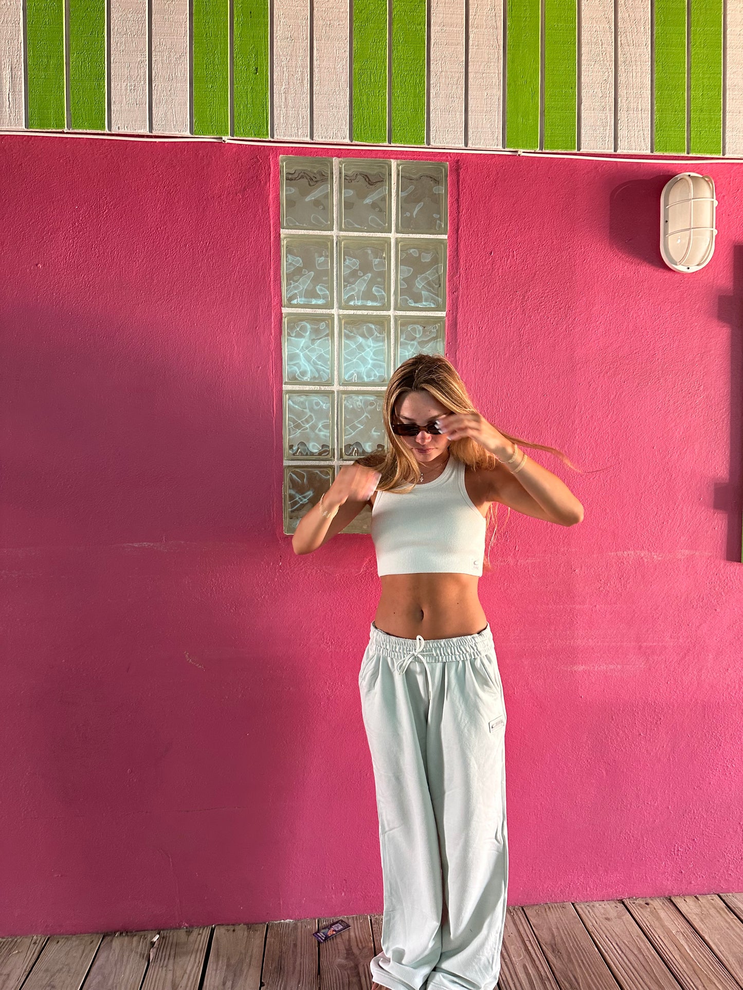 Reese Ribbed Crop Tank | Cloud
