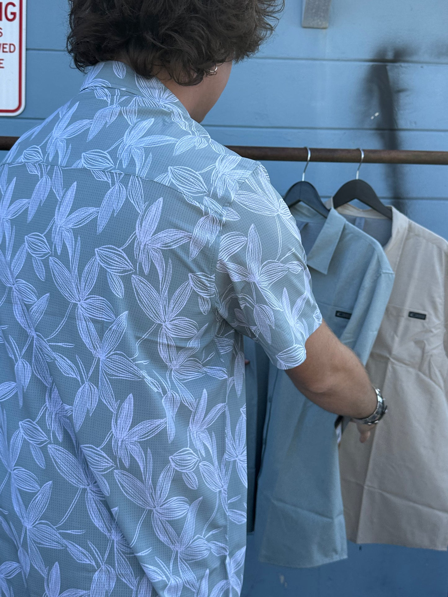Wailea Performance Button Up | Sage