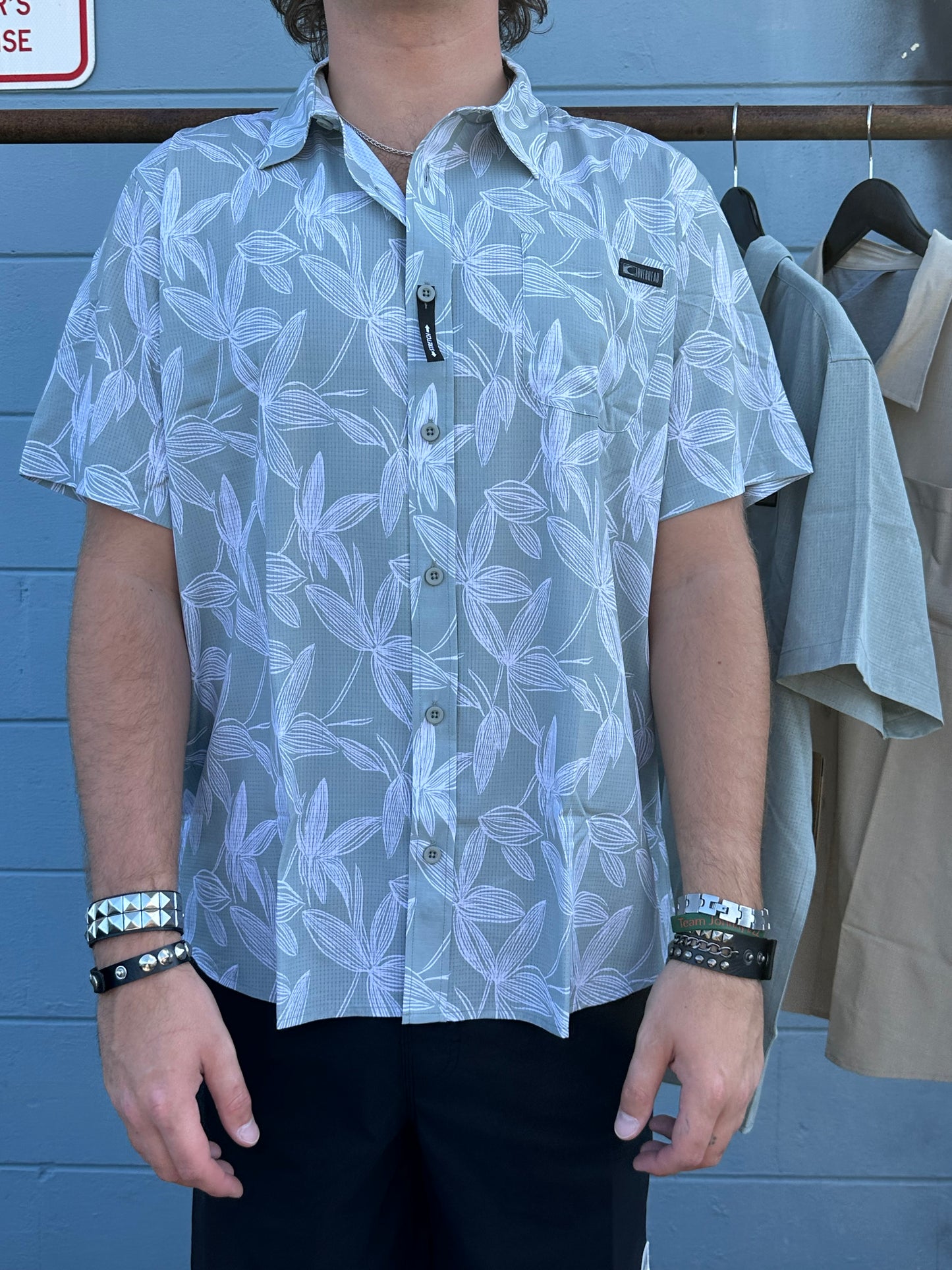 Wailea Performance Button Up | Sage