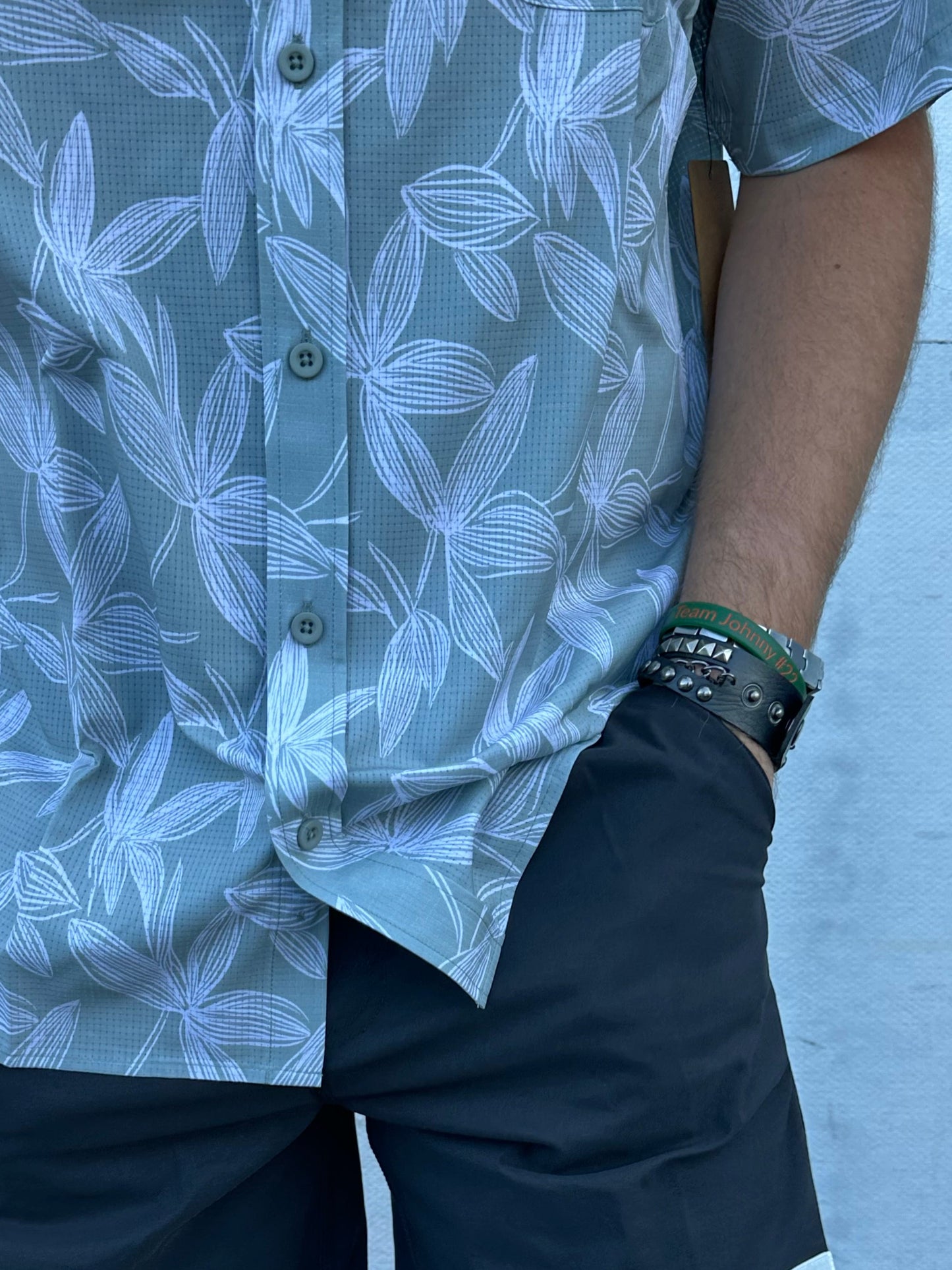 Wailea Performance Button Up | Sage