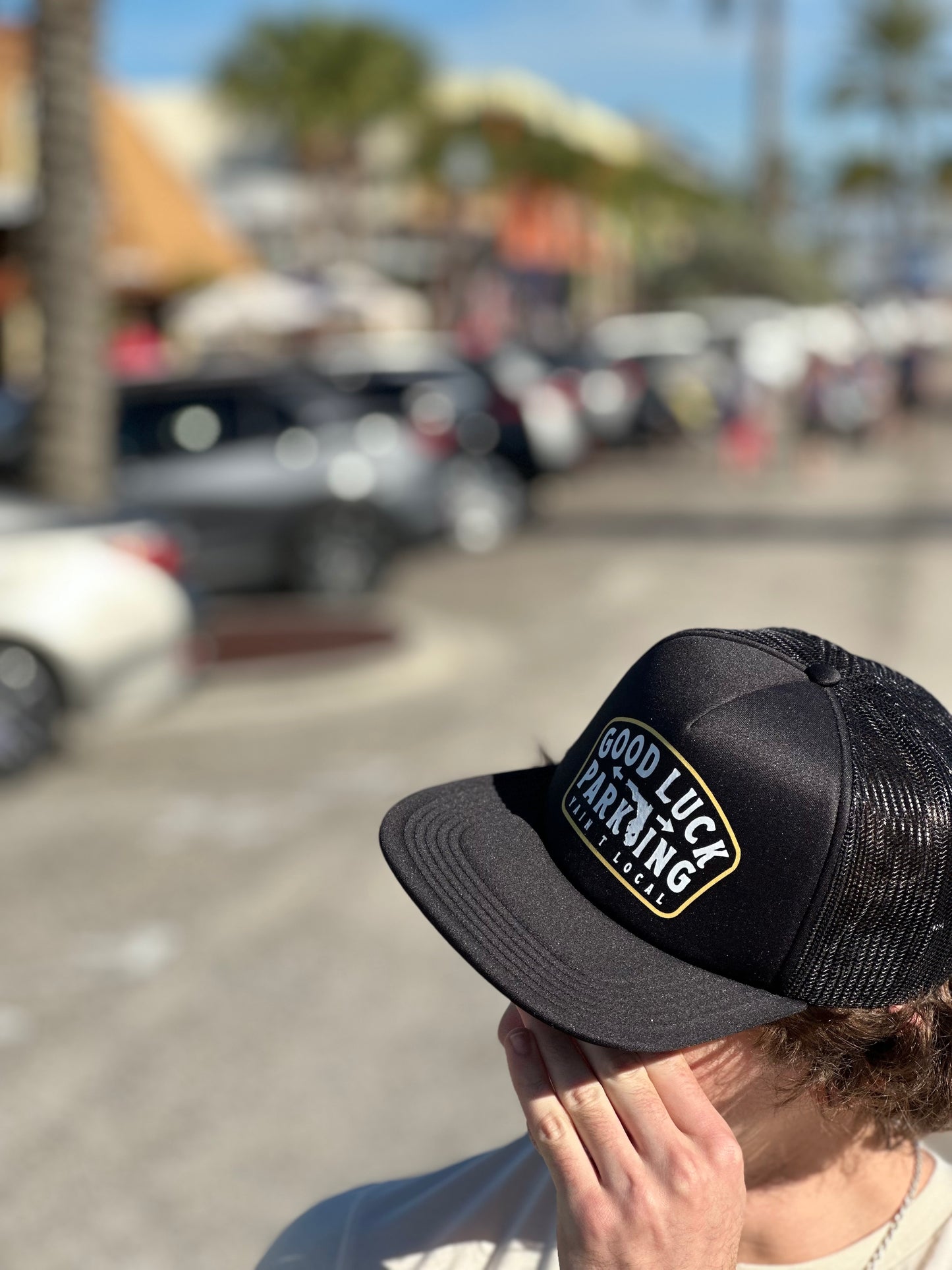 YAIN'T LOCAL | Good Luck Parking Trucker