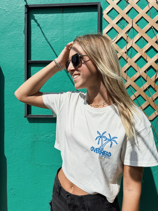 Longbaord Weather Crop Tee | Natural