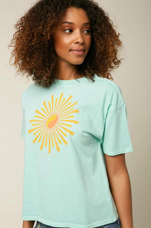 Balance Tee in Aqua