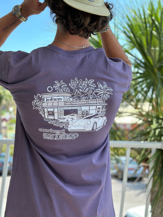 Bryan's Garage Tee | Mauve