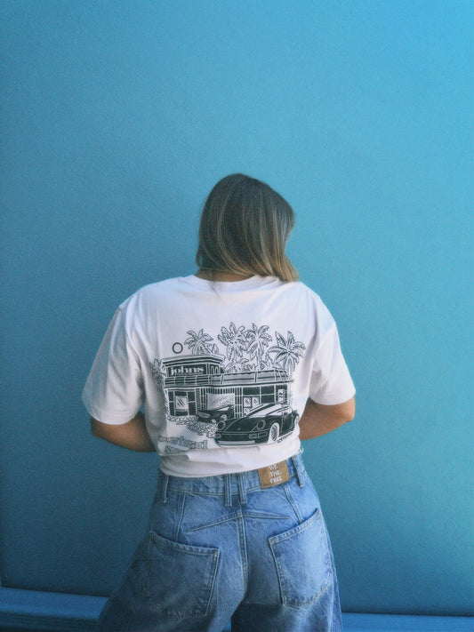 Bryan's Garage Tee | Orchid
