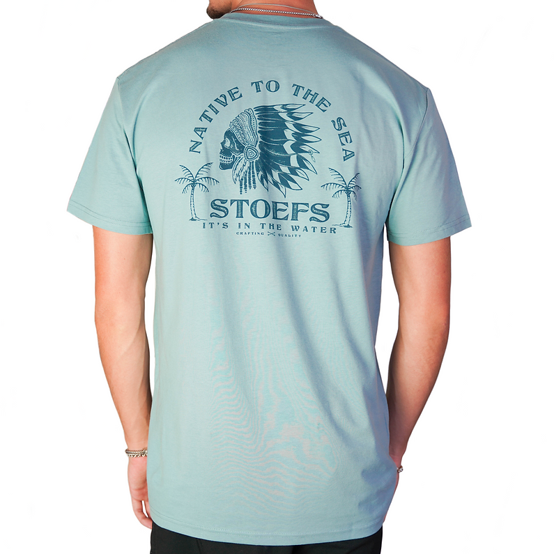 STOEFS Native Tee (Mineral Blue)