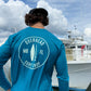 Round Shop Logo UV Long Sleeve in Teal