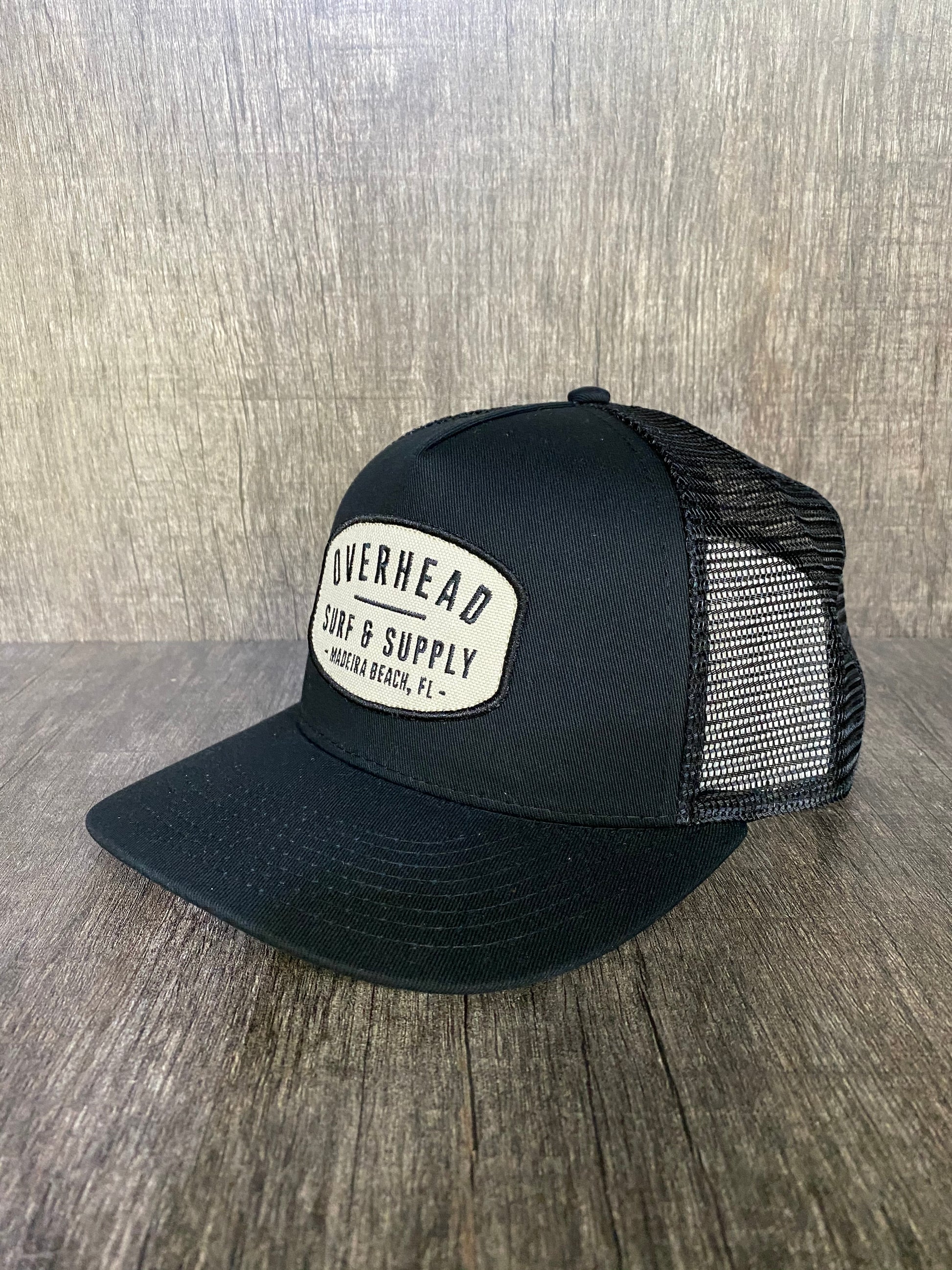Surf and SupplyTrucker Hat in Black