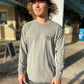 SportFish Long Sleeve Tee in Grey
