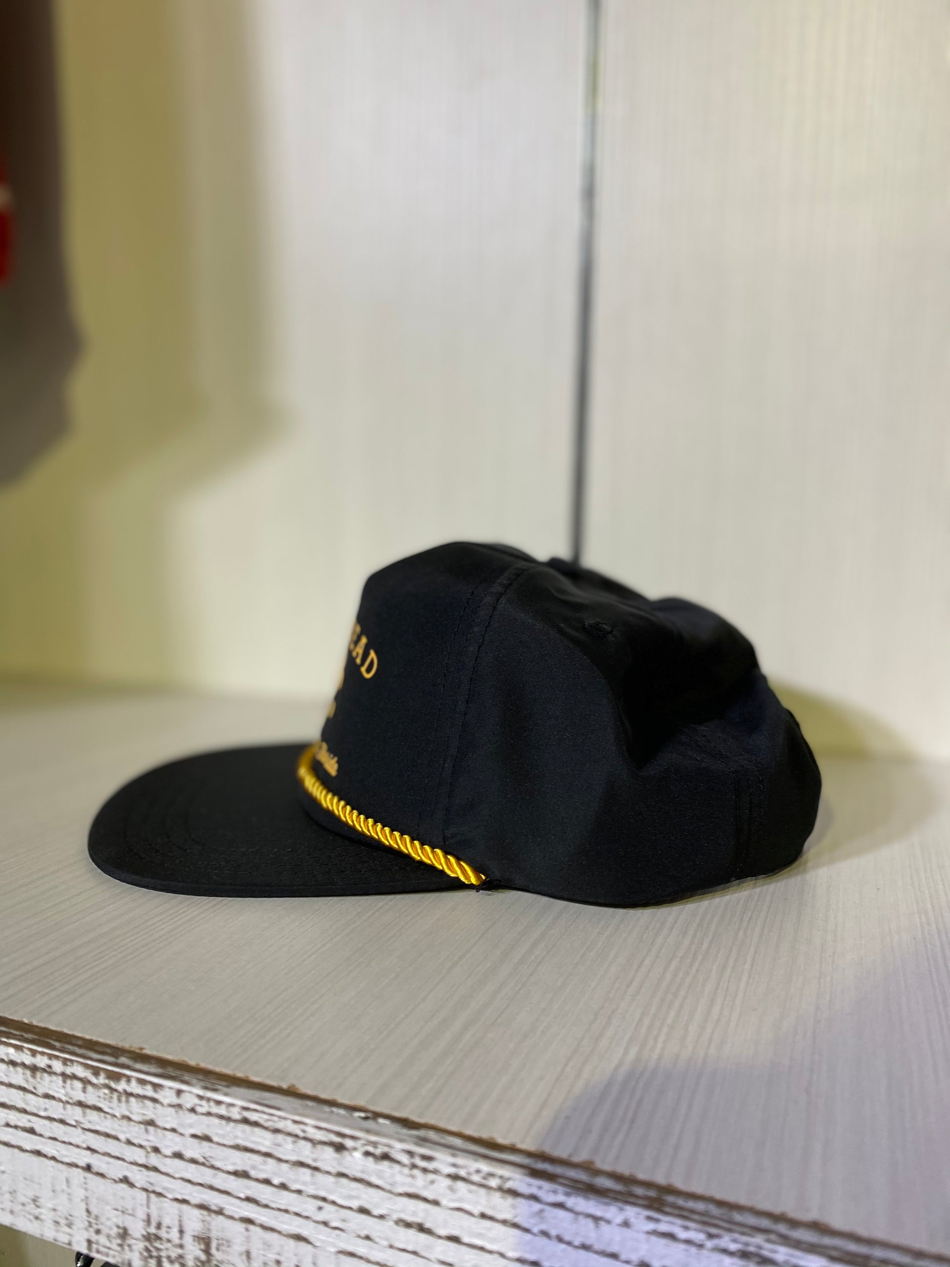 Cross Palm Hat in Black
