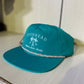 Cross Palm Hat in Turquoise