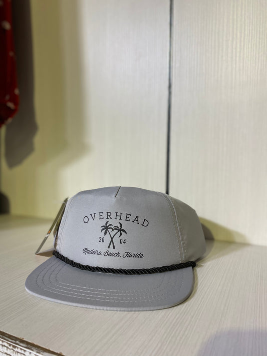 Cross Palm Hat in Grey