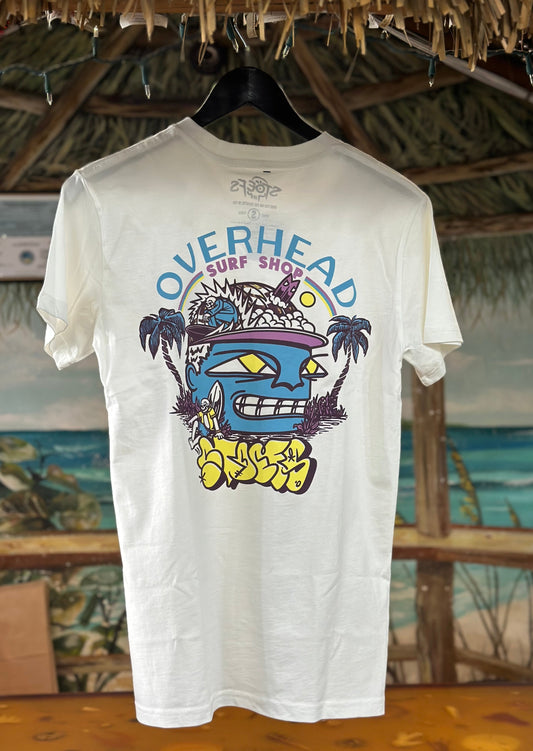Stoefs X Overhead | Surfers Paradise Tee in White