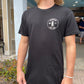 Round Shop Logo Tee in Black
