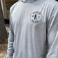 Round Shop Logo Uv Long Sleeve in Heather Grey (Hooded)