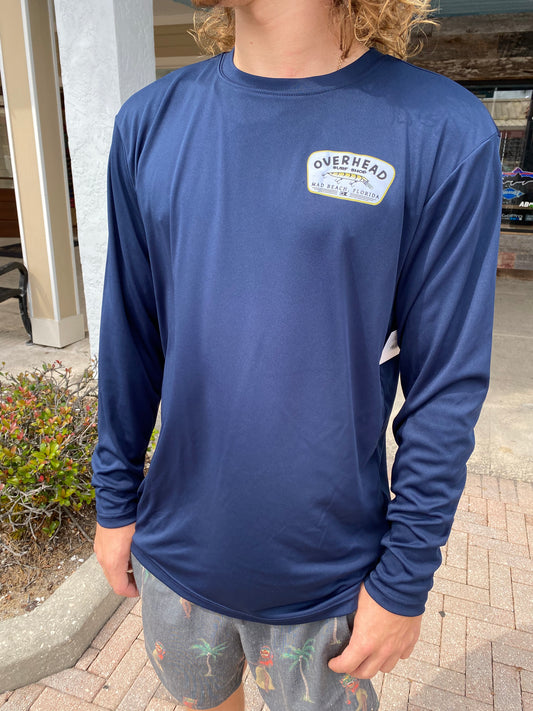 Lure Uv Long Sleeve in Navy