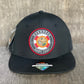 Round Flag Performance Trucker in Black