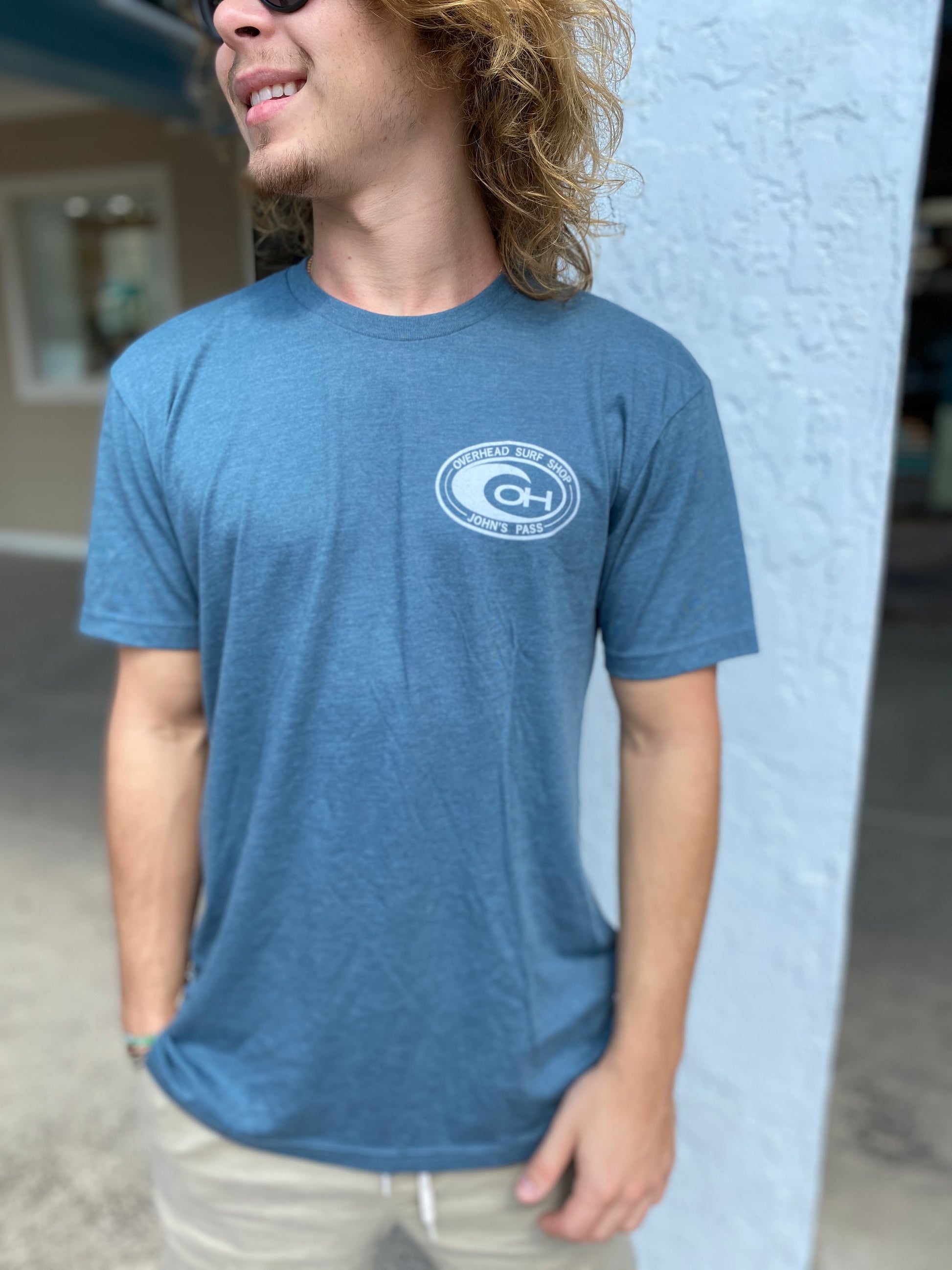 OG Logo Tee in Indigo