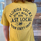 Florida Sucks Tee - Gold