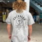Palm Logo Tee in Smoke Tie Dye