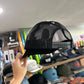 Round Shop Logo Trucker Hat - Black