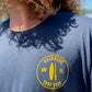 Round Shop Logo Tee in Indigo