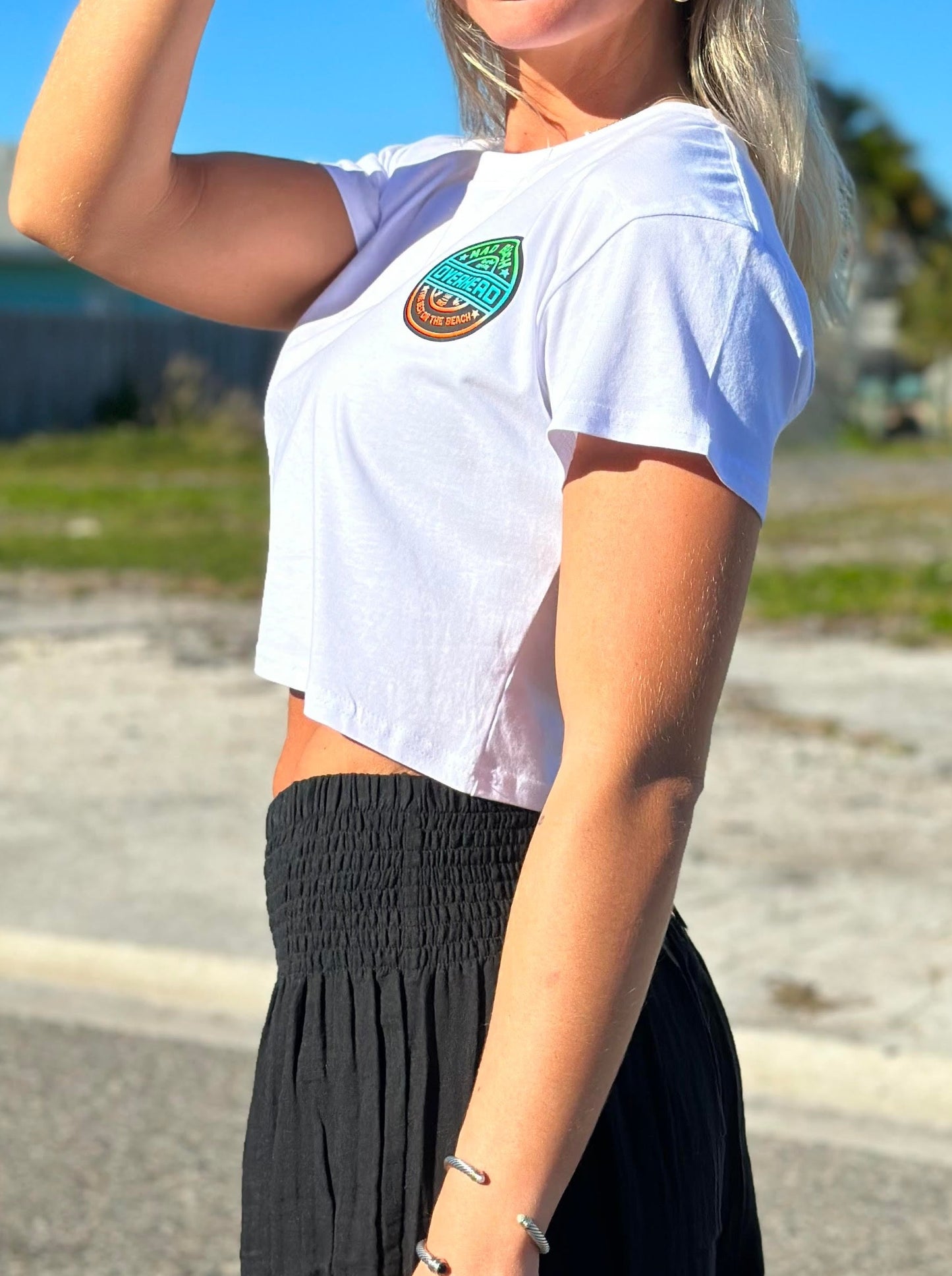 Sex Wax Crop Tee | White